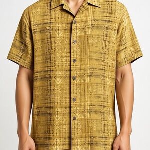 VTG Tori Richard Honolulu Hawaiian Cotton Lawn Shirt Tropical Size L EUC